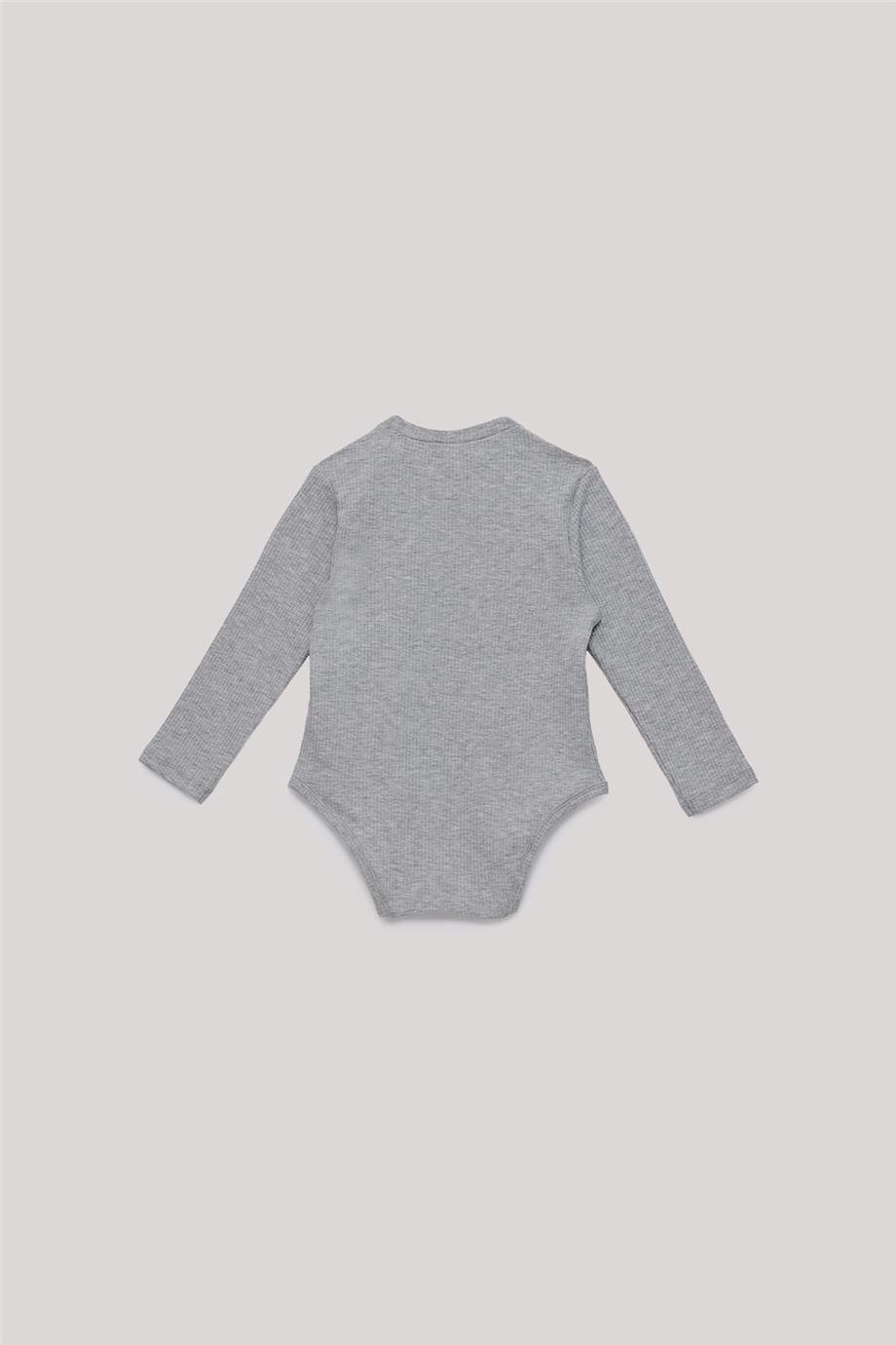 Nebbati Basic Erkek Bebek Gri Body