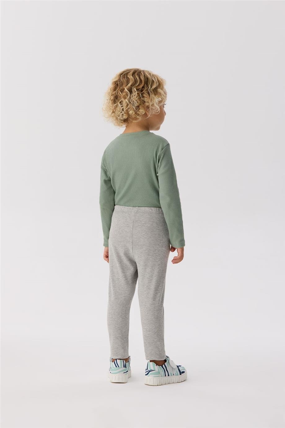 Nebbati Basic Erkek Bebek Gri Tayt