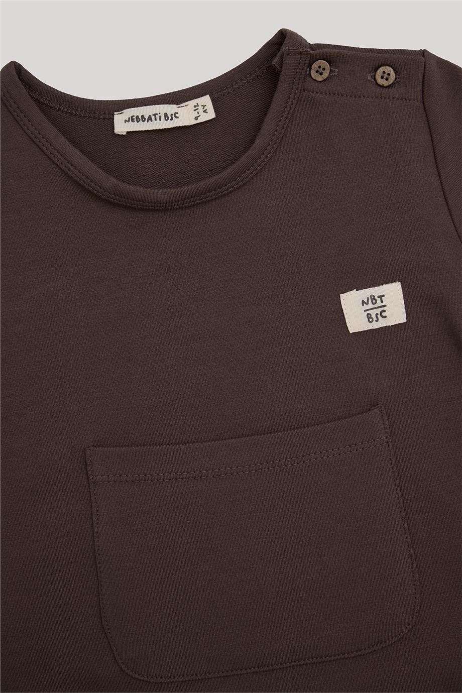 Nebbati Basic Baby Boy Brown Overall