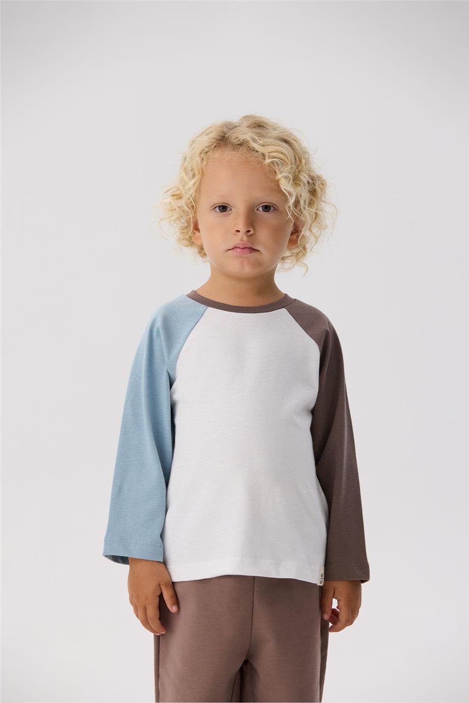 Nebbati Basic Erkek Bebek Renkli T-Shirt