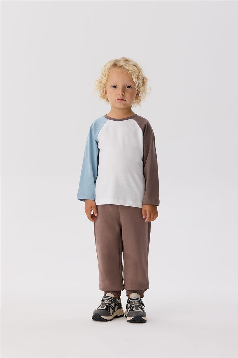 Nebbati Basic Erkek Bebek Renkli T-Shirt