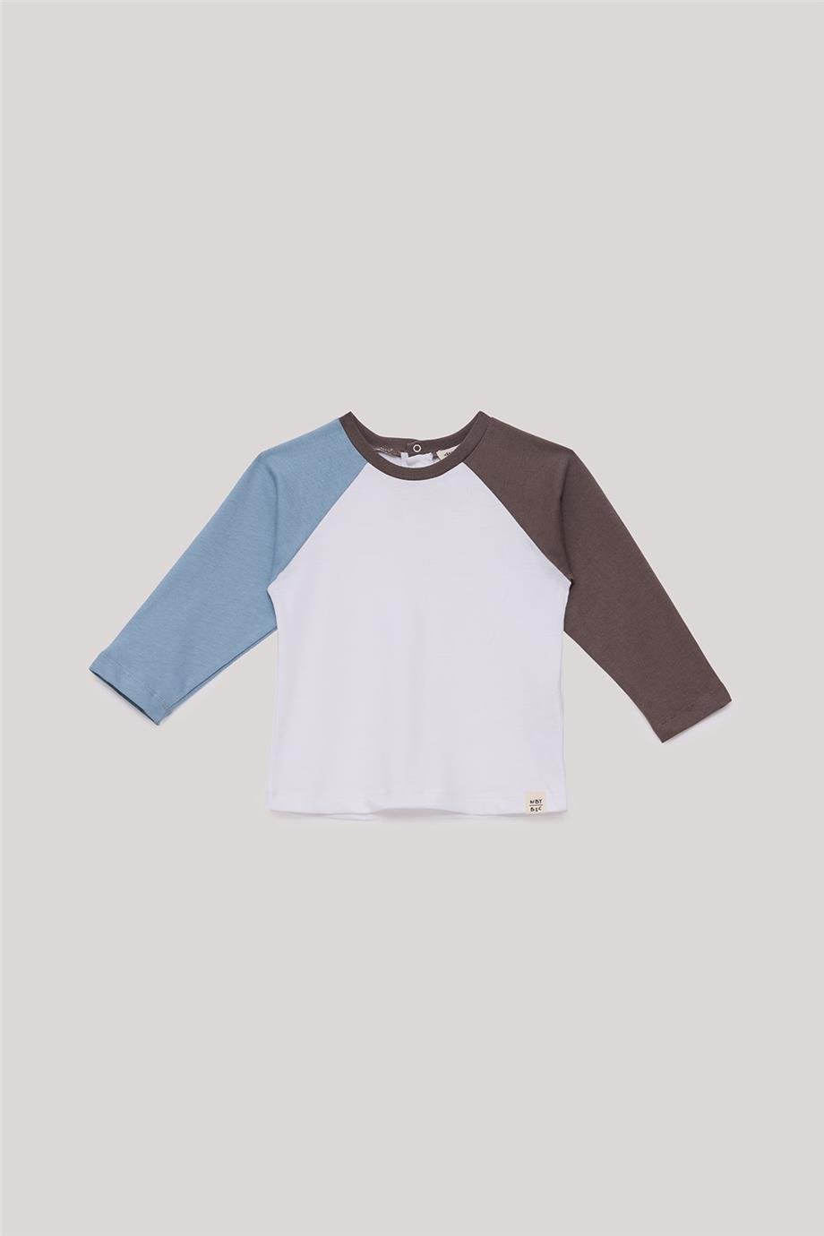 Nebbati Basic Erkek Bebek Renkli T-Shirt