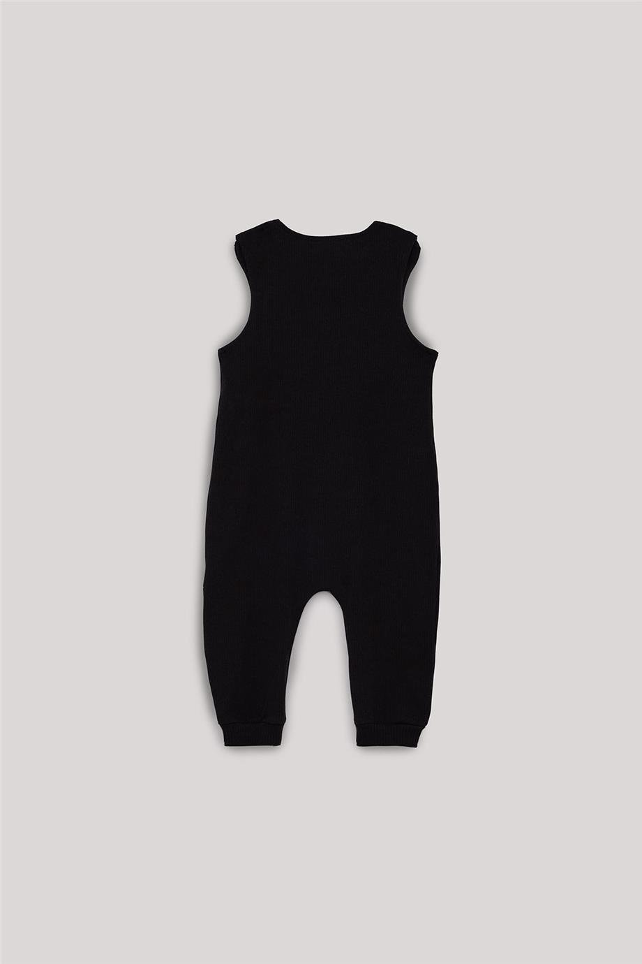 Nebbati Basic Baby Boy Black Overall