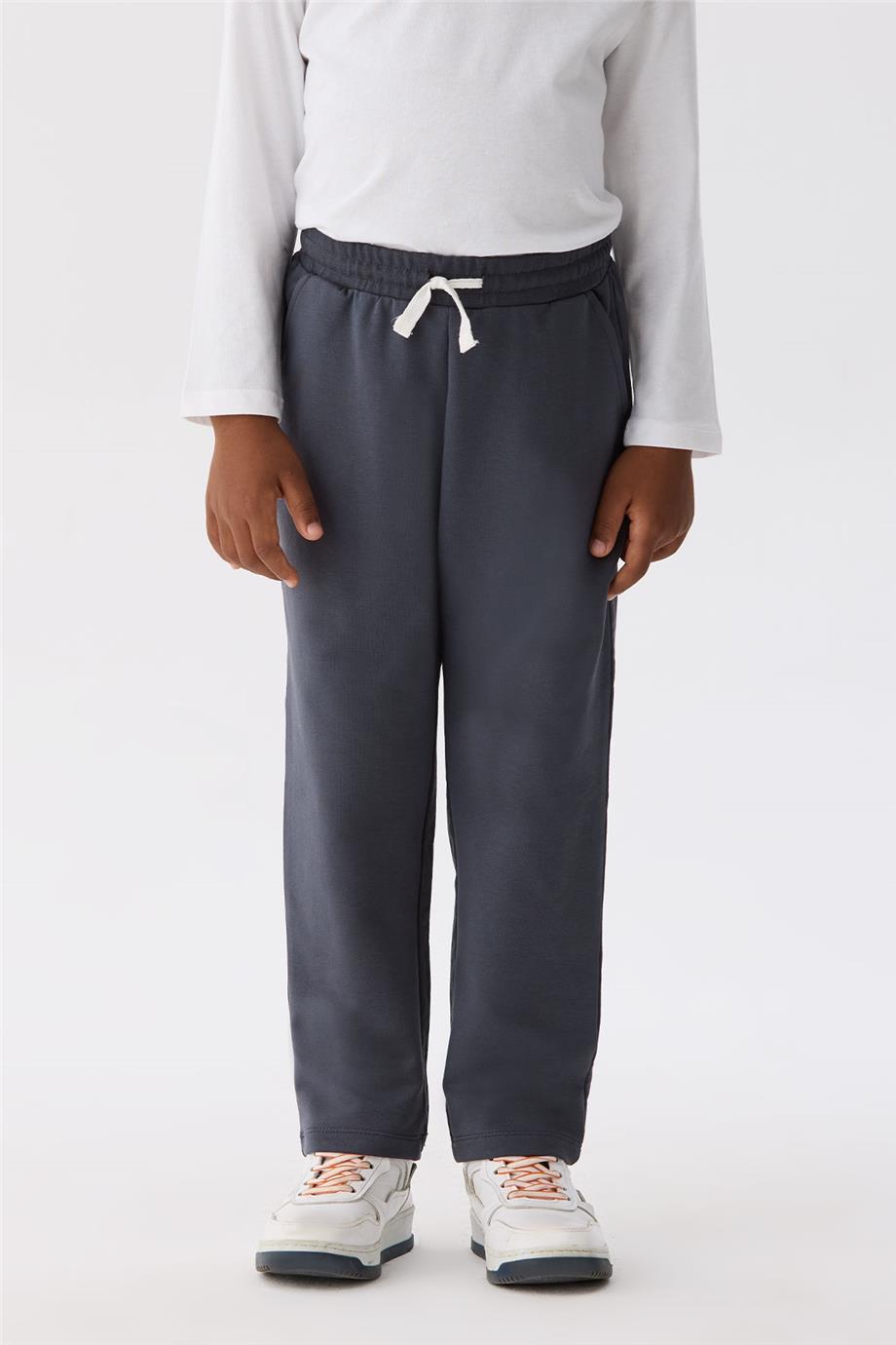 Nebbati Basic Erkek Çocuk Antrasit Eşofman Altı