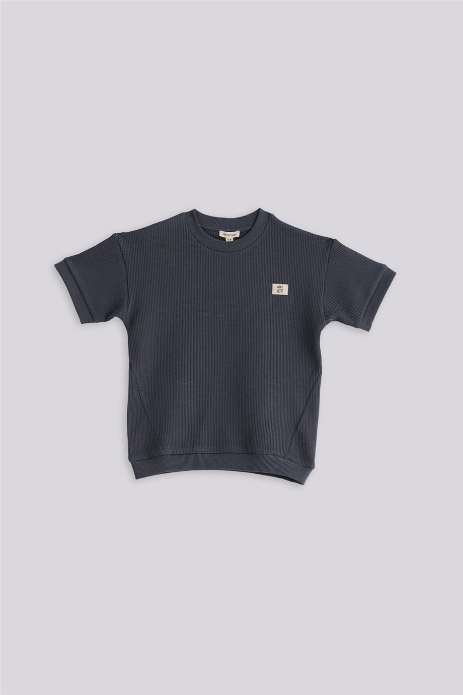 Nebbati Basic Boy Anthracite SweatshirtNebbati Basic Boy Anthracite Sweatshirt