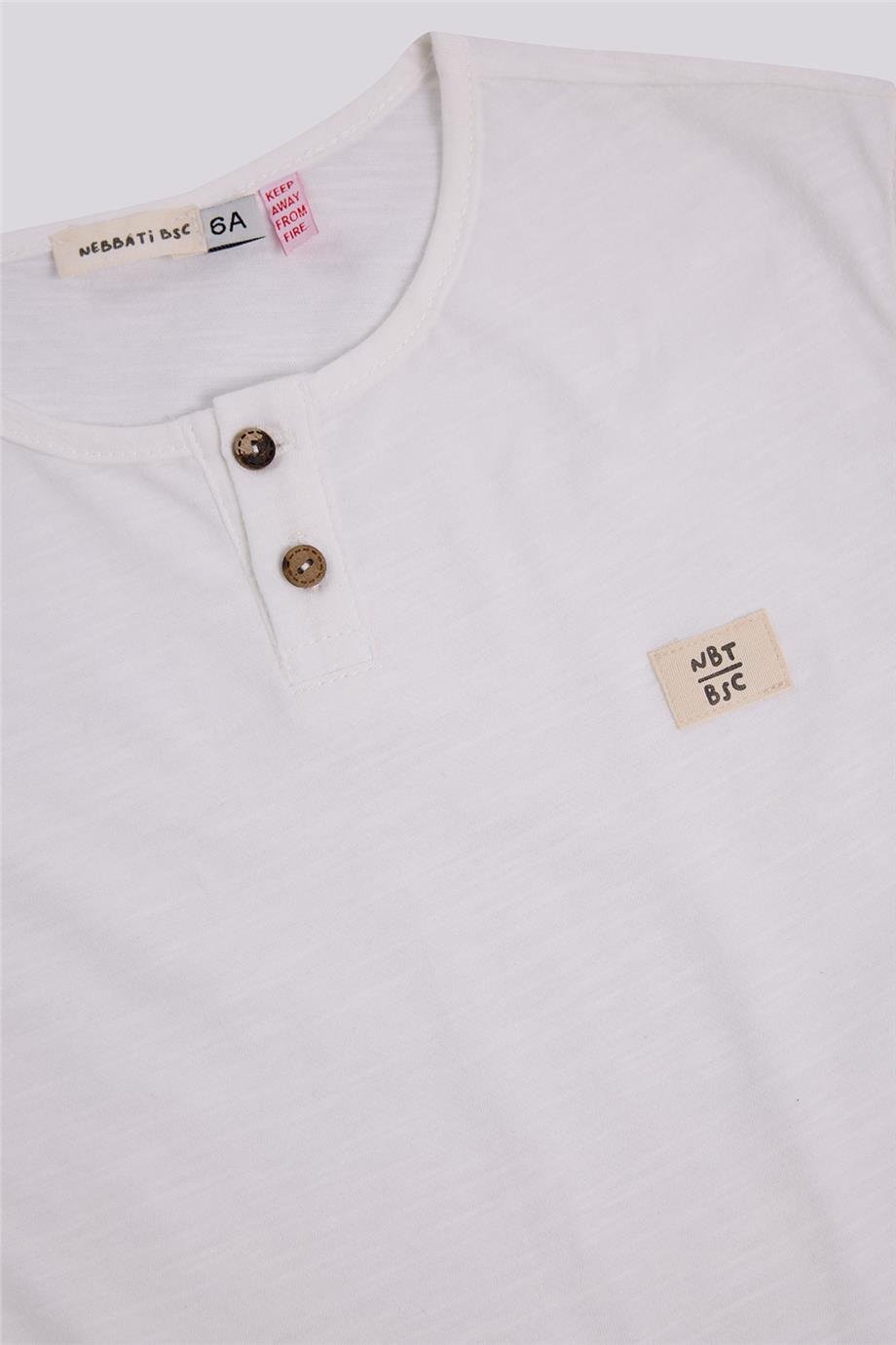 Nebbati Basic Boy White UndershirtNebbati Basic Boy White Undershirt