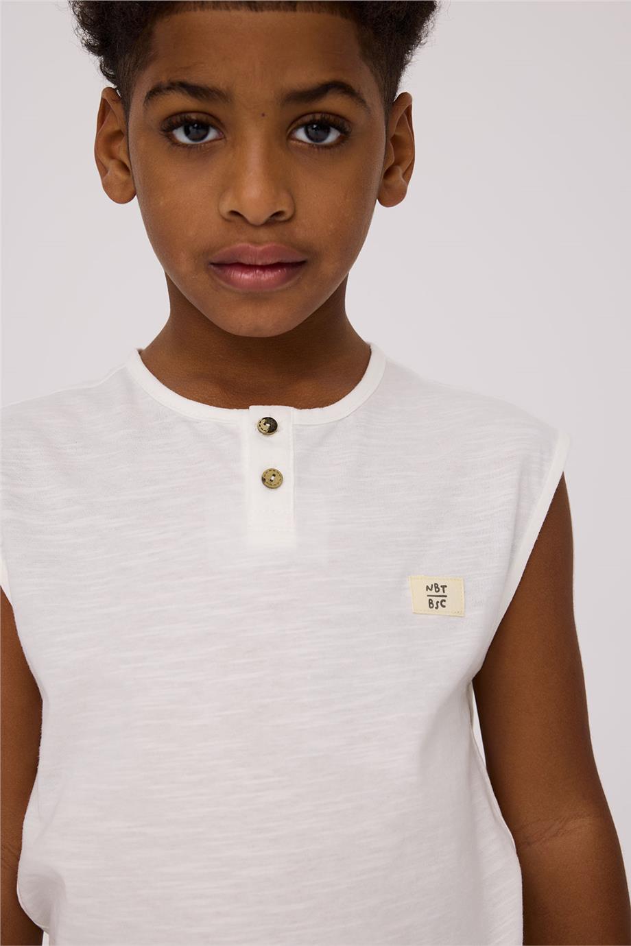 Nebbati Basic Boy White UndershirtNebbati Basic Boy White Undershirt