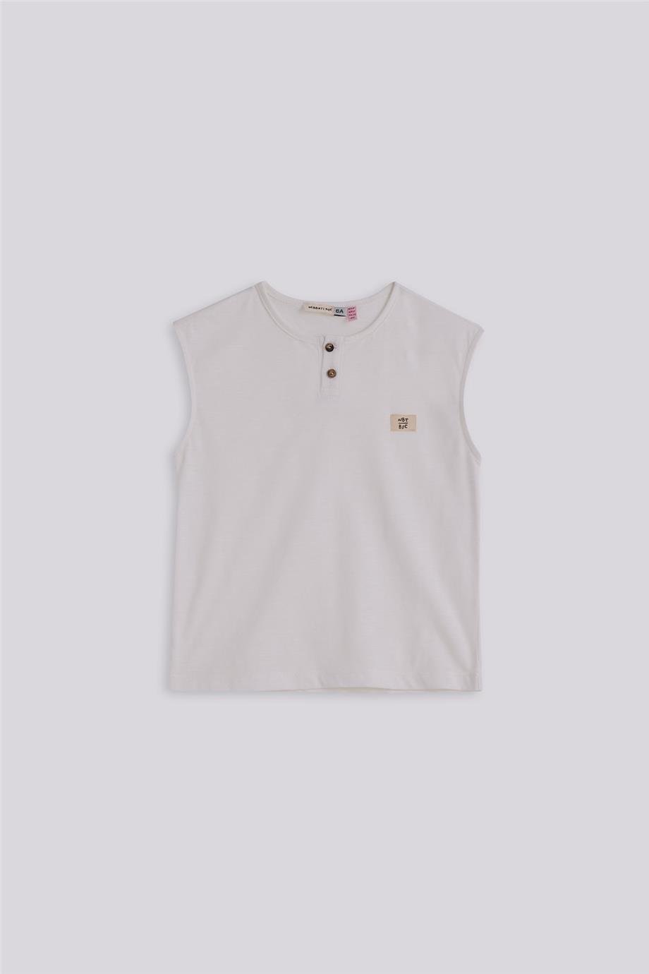 Nebbati Basic Boy White UndershirtNebbati Basic Boy White Undershirt