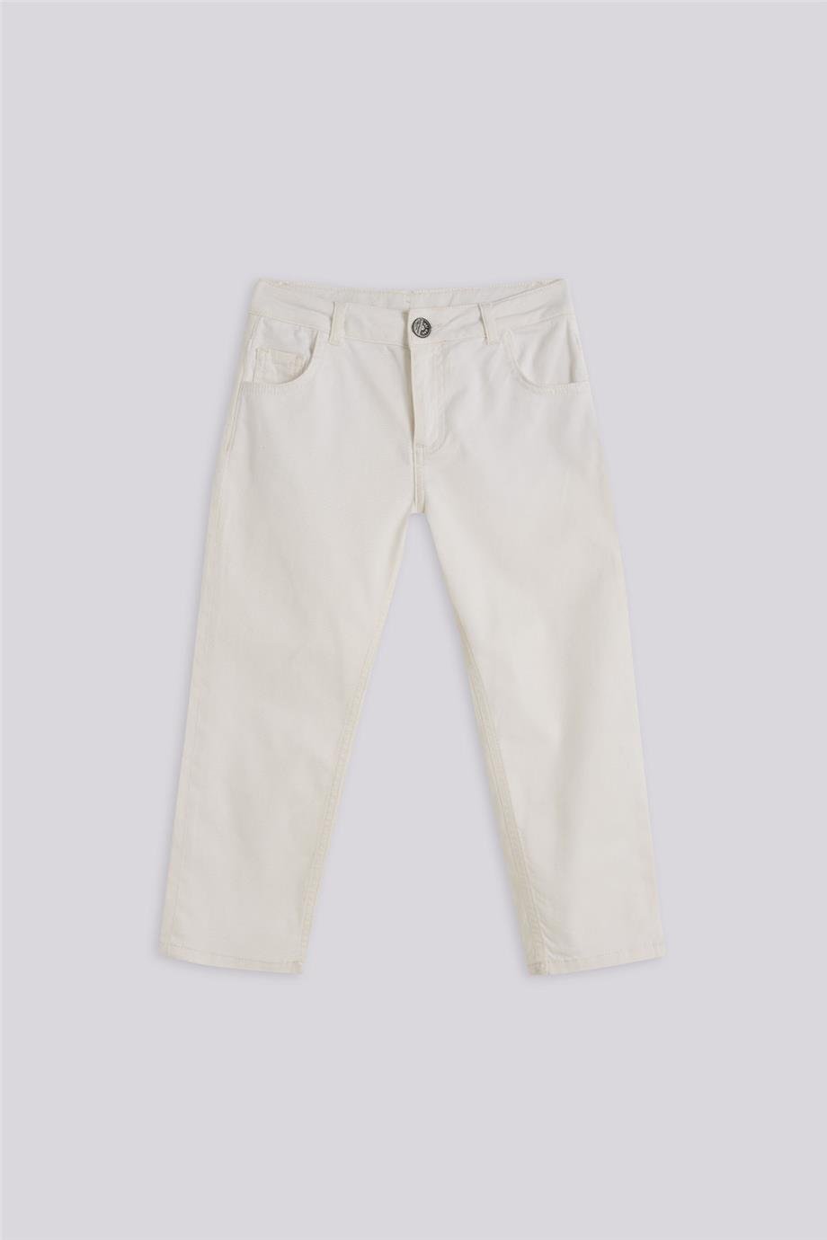 Nebbati Basic Boy White TrousersNebbati Basic Boy White Trousers