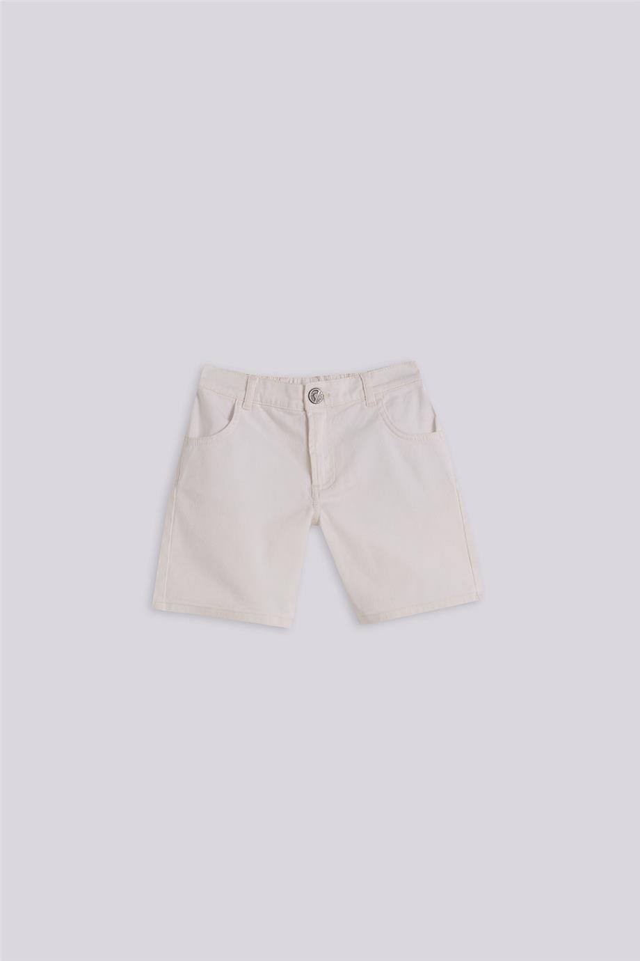 Nebbati Basic Boy White ShortsNebbati Basic Boy White Shorts