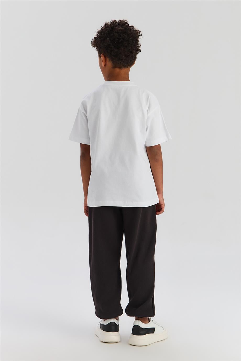 Nebbati Basic Erkek Çocuk Beyaz TshirtNebbati Basic Erkek Çocuk Beyaz Tshirt