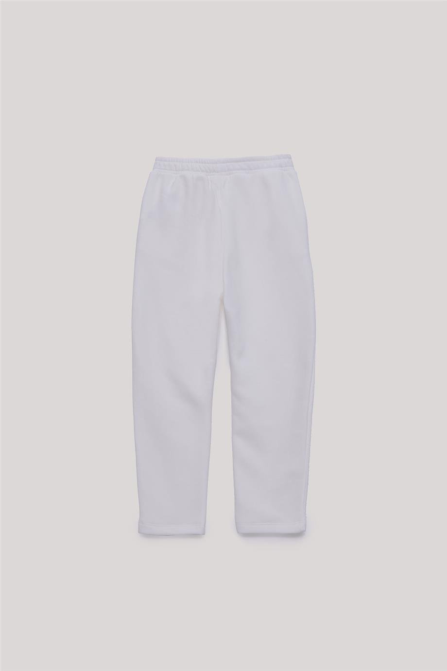 Nebbati Basic Erkek Çocuk Ekru Eşofman Altı