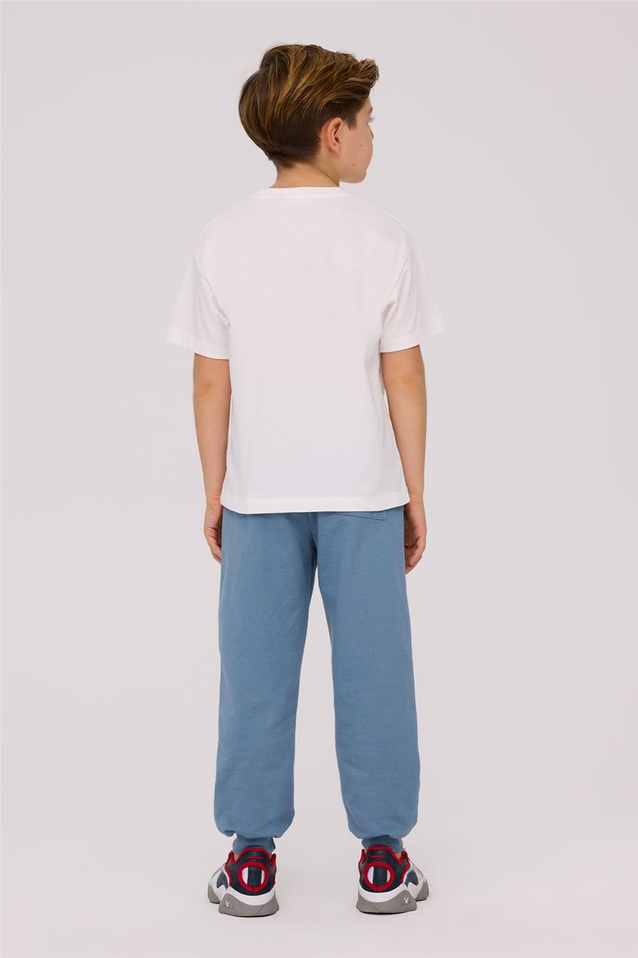 Nebbati Basic Erkek Çocuk Ekru TshirtNebbati Basic Erkek Çocuk Ekru Tshirt
