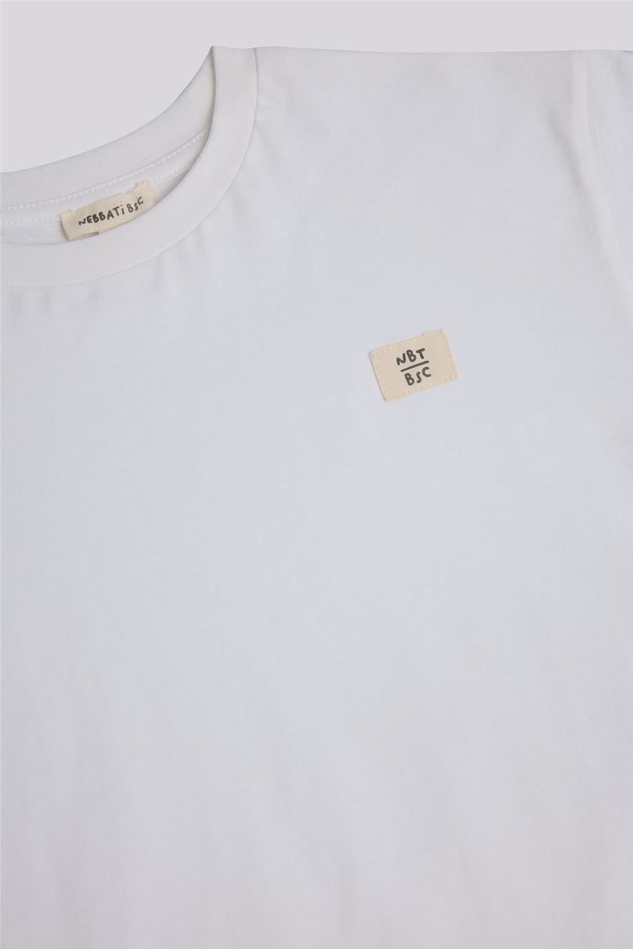 Nebbati Basic Erkek Çocuk Ekru TshirtNebbati Basic Erkek Çocuk Ekru Tshirt