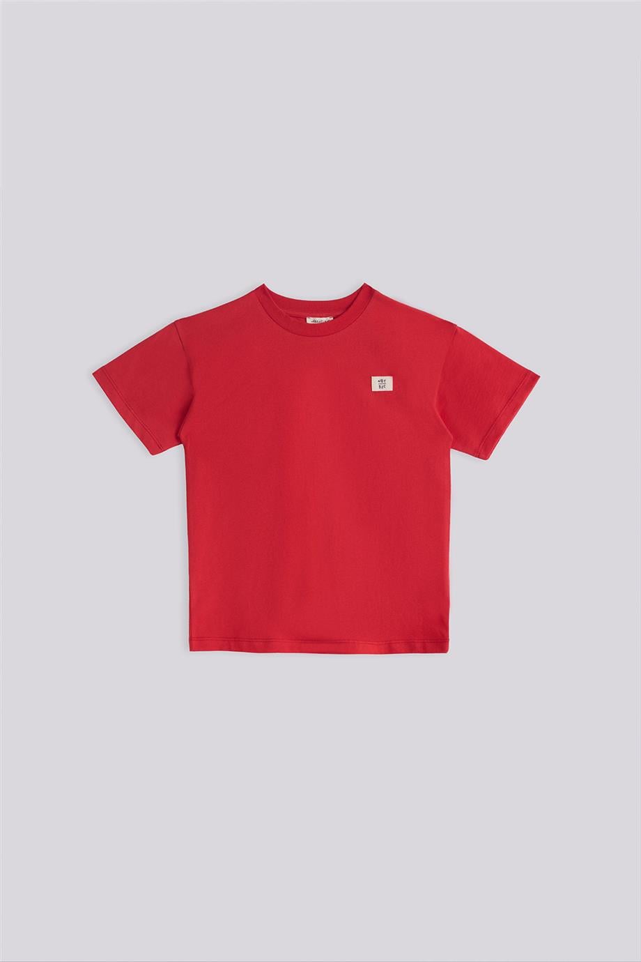 Nebbati Basic Boy Red TshirtNebbati Basic Boy Red Tshirt