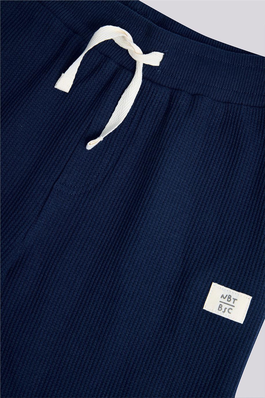 Nebbati Basic Erkek Çocuk Lacivert Şort ve Tshirt TakımıNebbati Basic Erkek Çocuk Lacivert Şort ve Tshirt Takımı