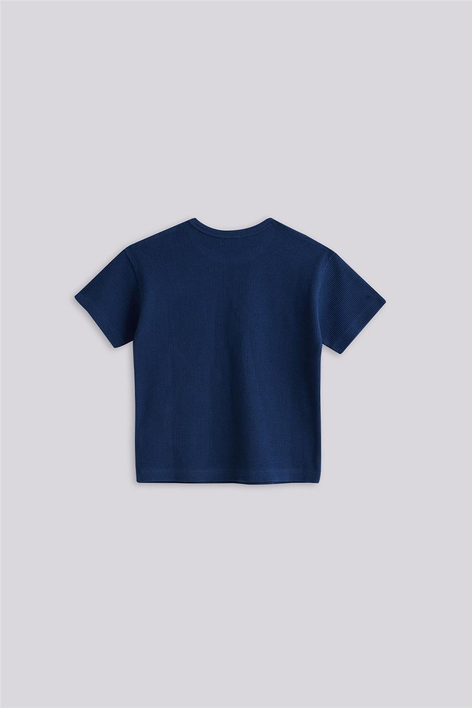 Nebbati Basic Erkek Çocuk Lacivert Şort ve Tshirt TakımıNebbati Basic Erkek Çocuk Lacivert Şort ve Tshirt Takımı