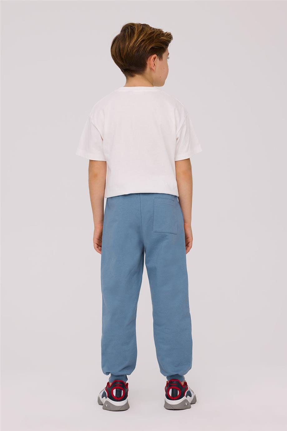 Nebbati Basic Erkek Çocuk Mavi Eşofman AltıNebbati Basic Erkek Çocuk Mavi Eşofman Altı