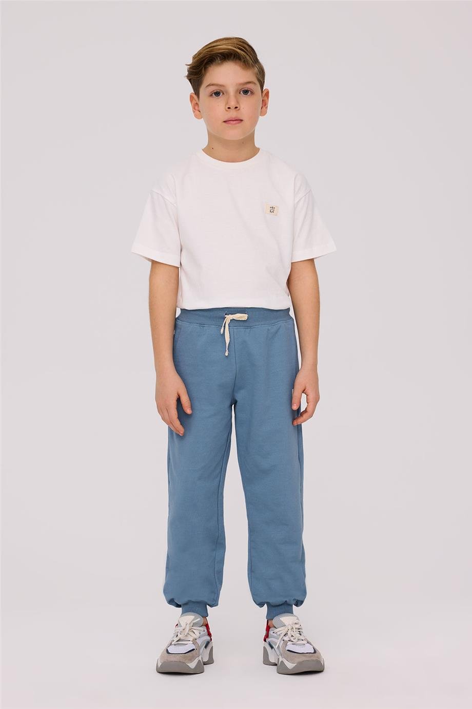 Nebbati Basic Erkek Çocuk Mavi Eşofman AltıNebbati Basic Erkek Çocuk Mavi Eşofman Altı