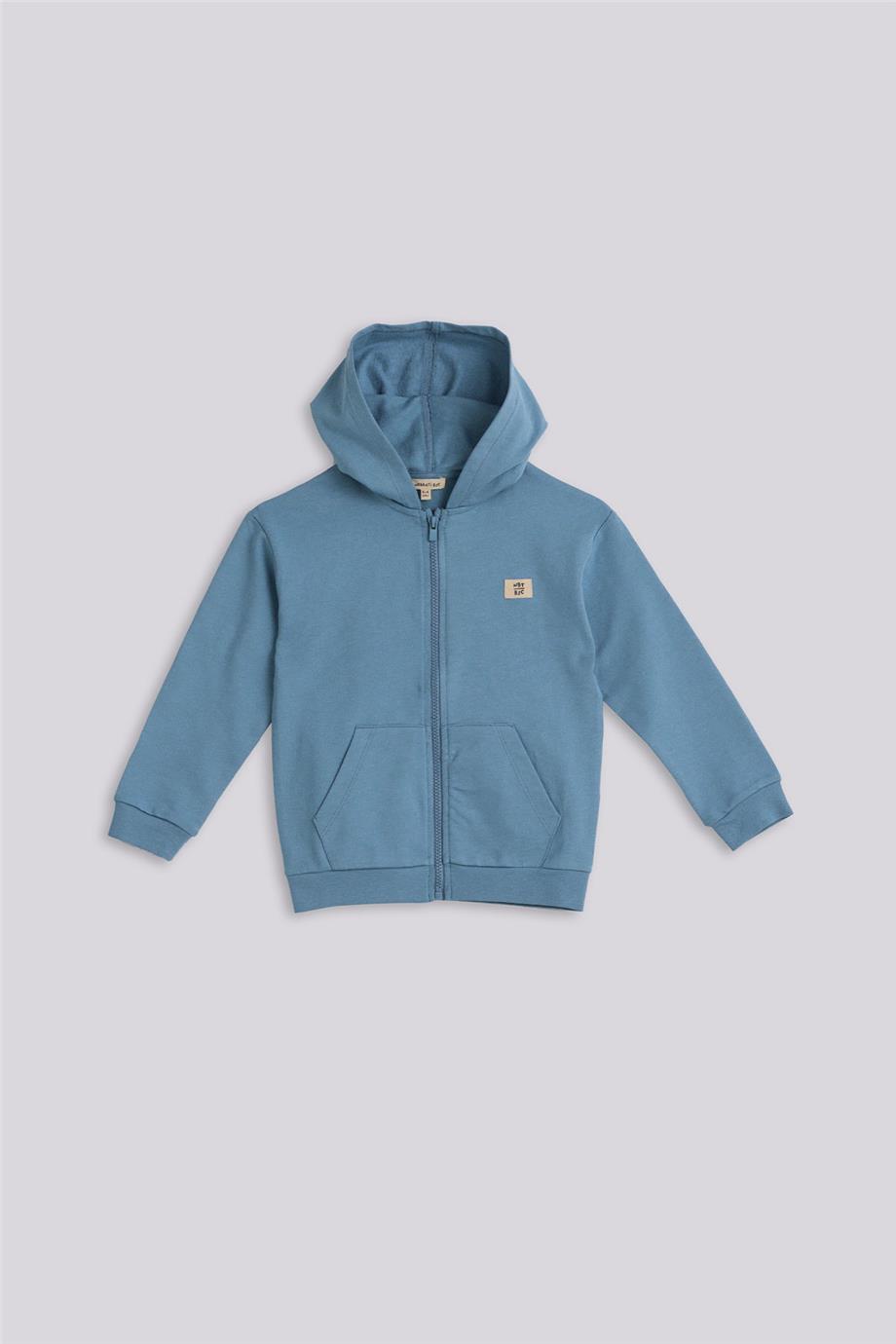 Nebbati Basic Boy Blue Tracksuit TopNebbati Basic Boy Blue Tracksuit Top