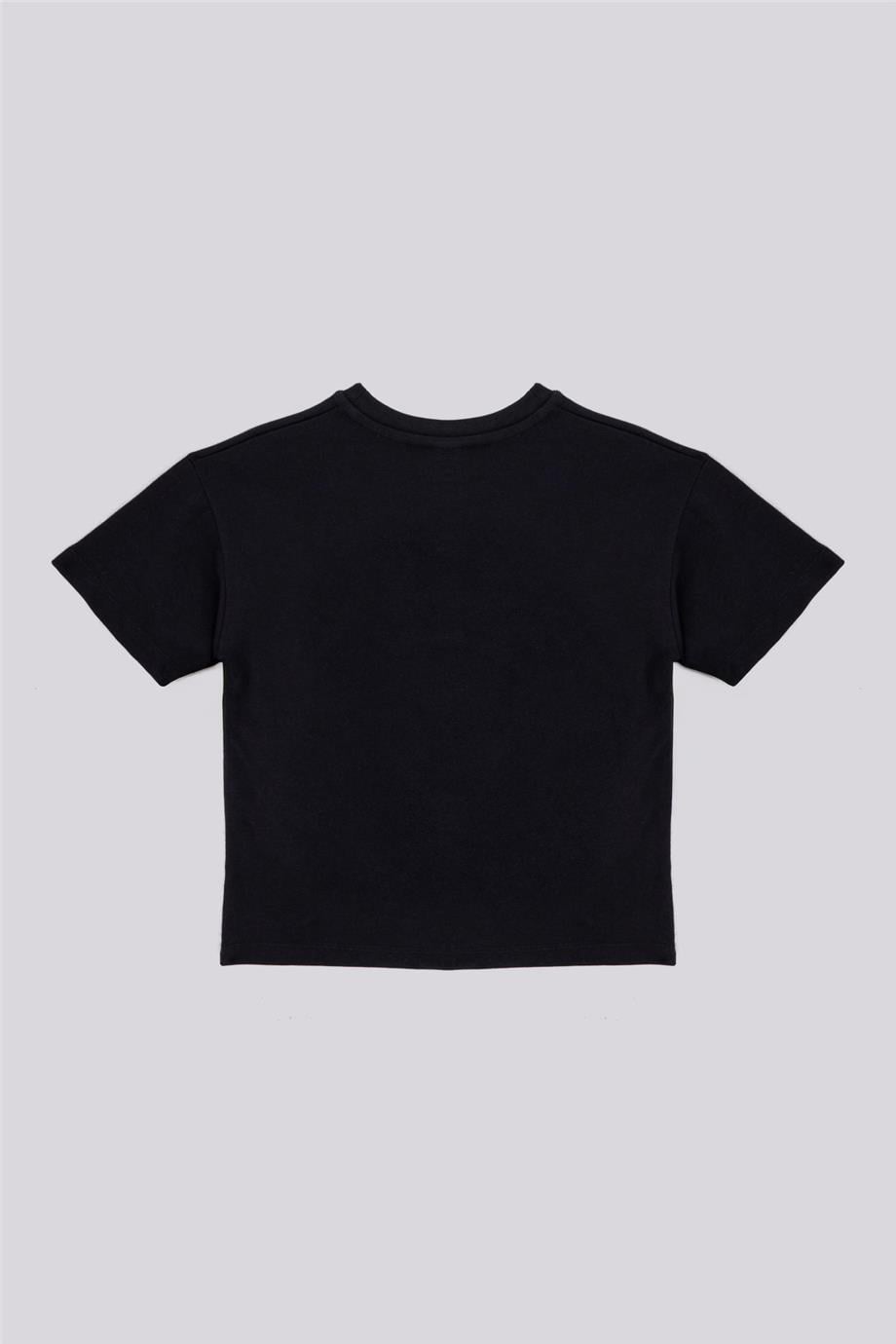 Nebbati Basic Erkek Çocuk Siyah TshirtNebbati Basic Erkek Çocuk Siyah Tshirt