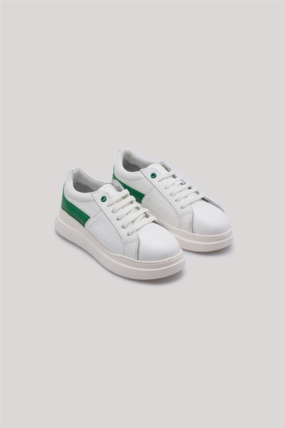 Nebbati Basic Erkek Çocuk Yeşil Ayakkabı