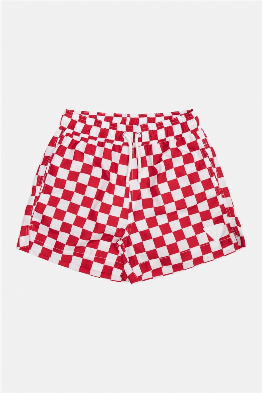 Nebbati Desenli Baba Şort