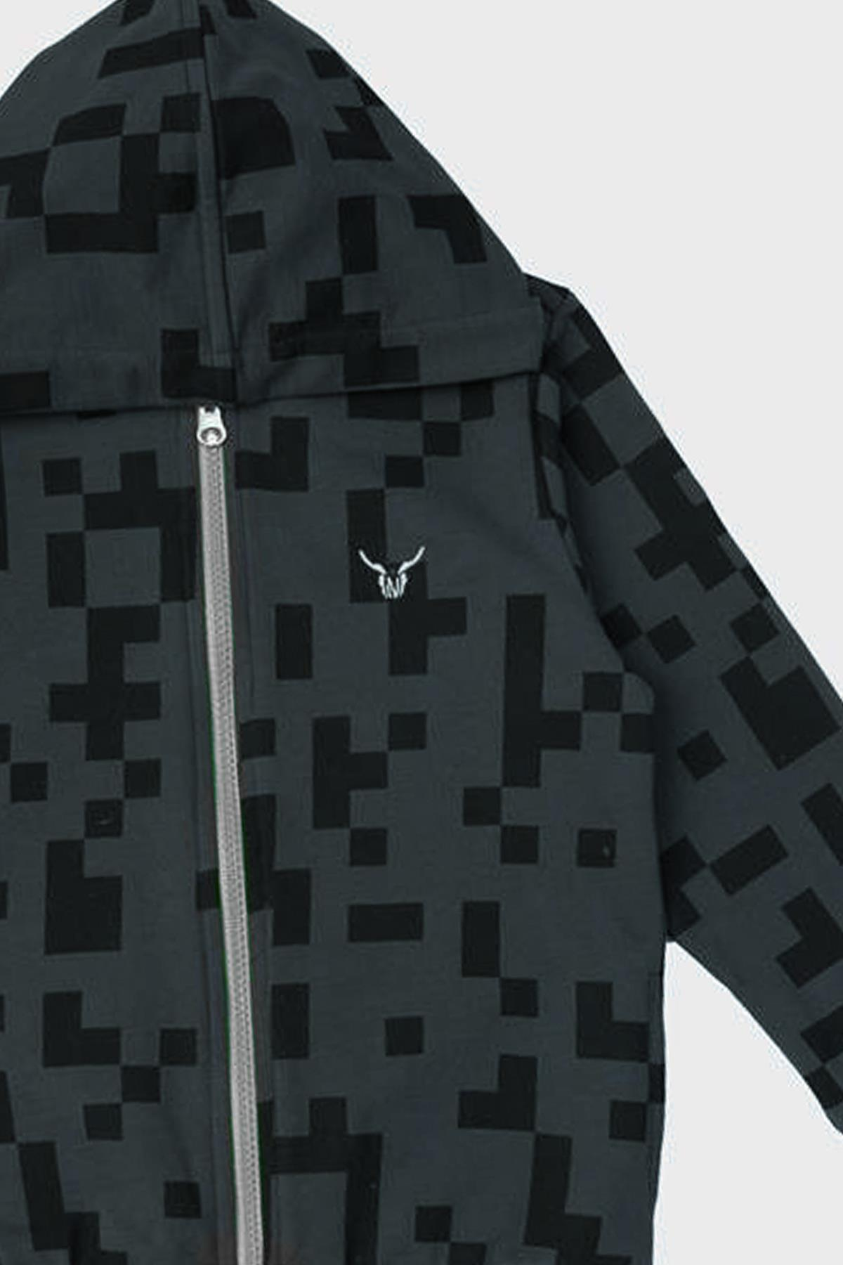 Nebbati Erkek Çocuk Antrasit Desenli Eşofman ÜstüNebbati Erkek Çocuk Antrasit Desenli Eşofman Üstü