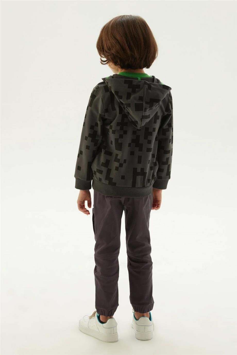 Nebbati Erkek Çocuk Antrasit Eşofman Üstü