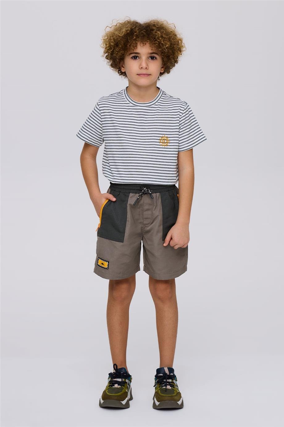 Nebbati Erkek Çocuk Antrasit ŞortNebbati Erkek Çocuk Antrasit Şort