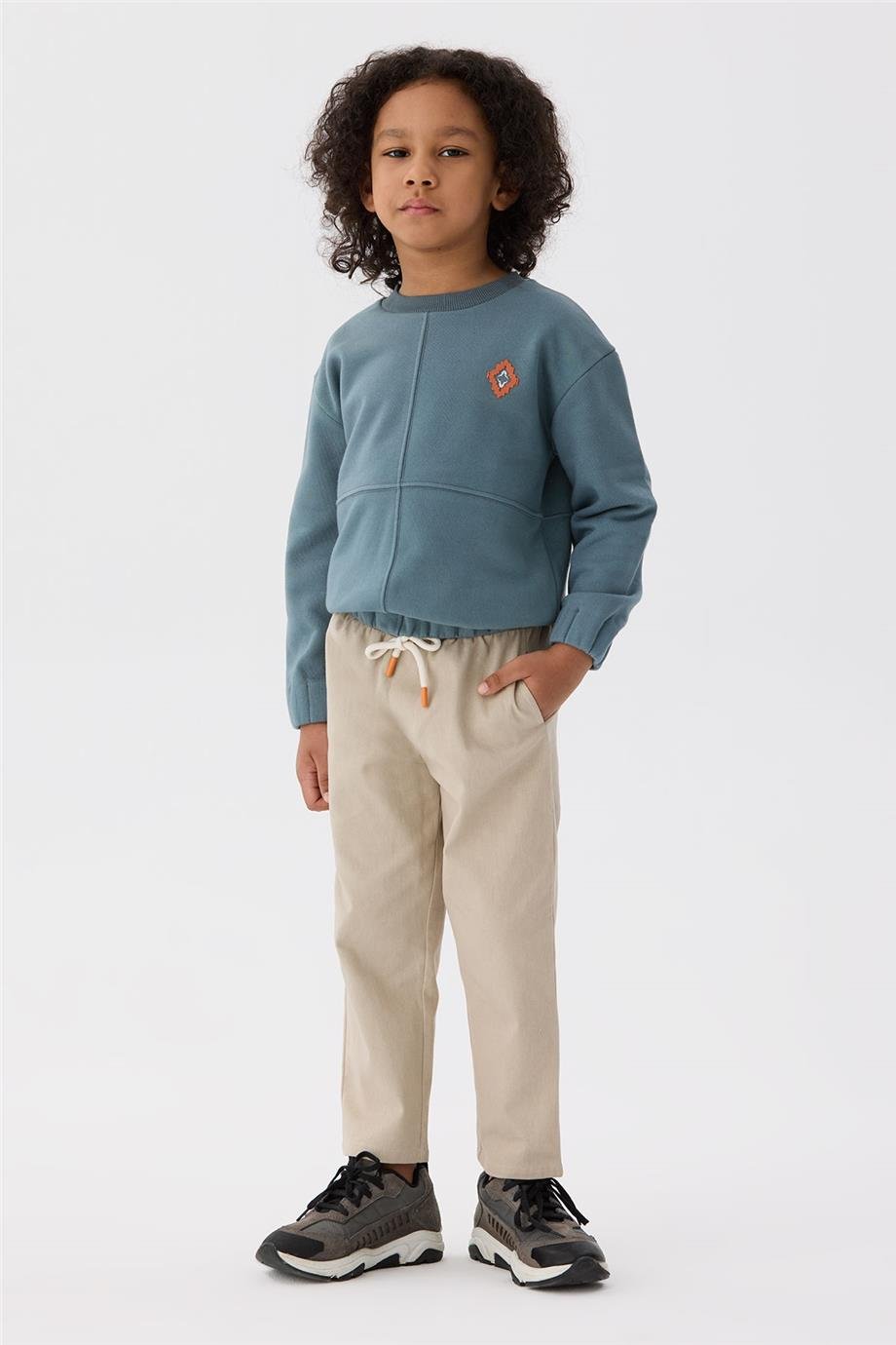 Nebbati Erkek Çocuk Antrasit Sweatshirt