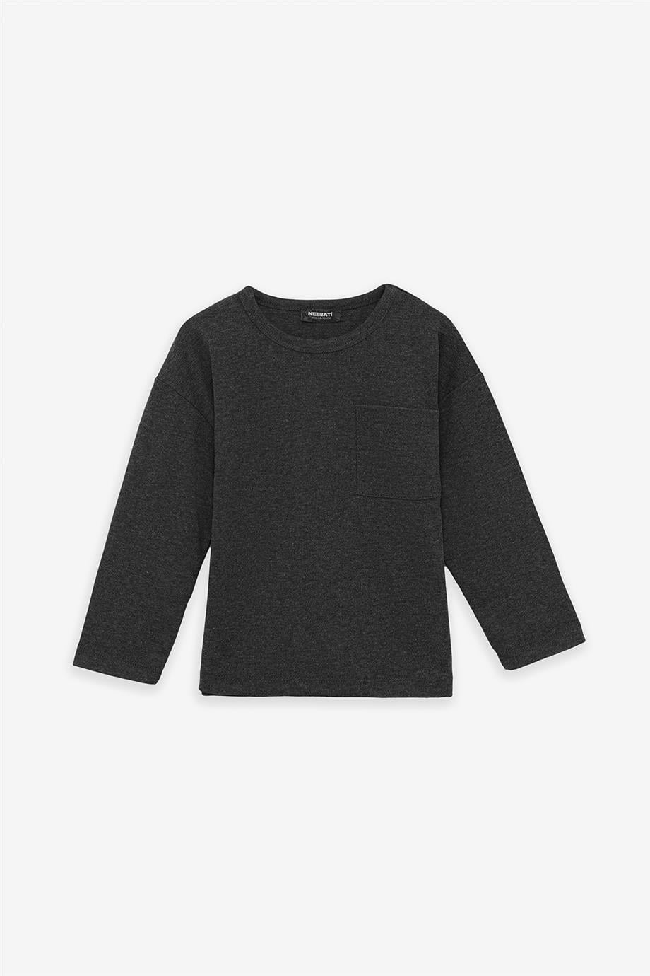 Nebbati Erkek Çocuk Antrasit T-ShirtNebbati Erkek Çocuk Antrasit T-Shirt