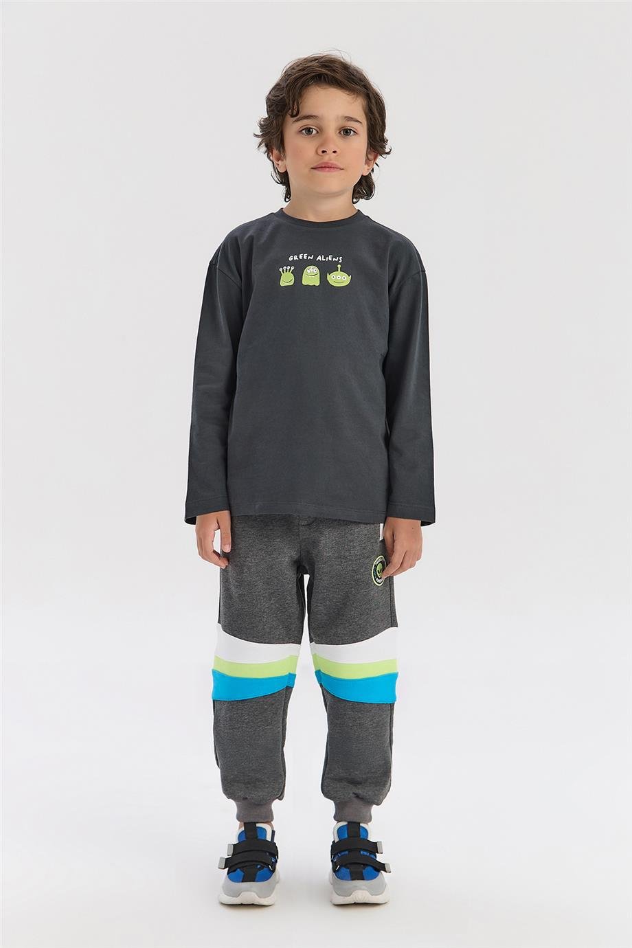 Nebbati Erkek Çocuk Antrasit TshirtNebbati Erkek Çocuk Antrasit Tshirt