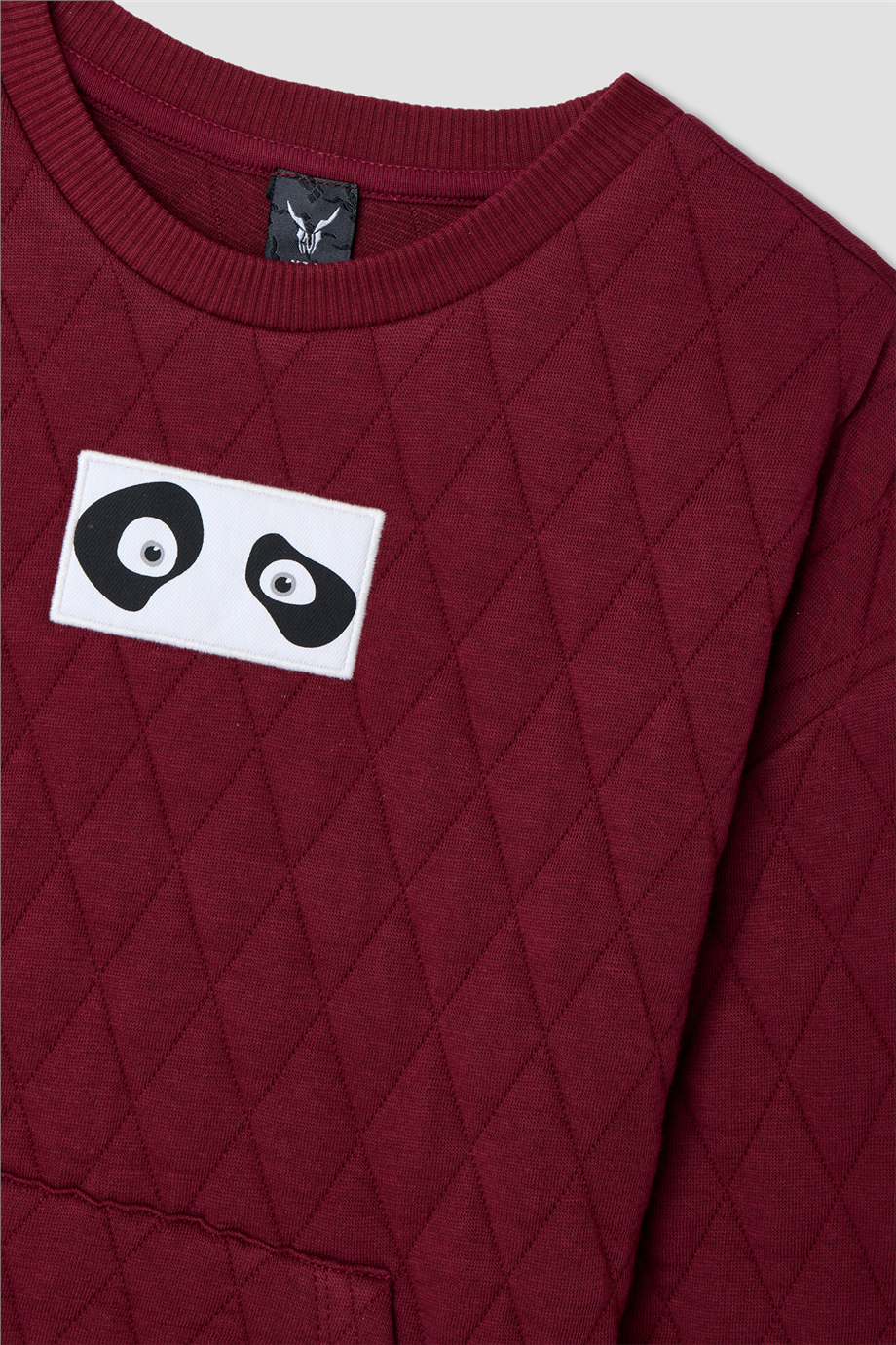 Nebbati Erkek Çocuk Aplikeli Bisiklet Yaka SweatshirtNebbati Erkek Çocuk Aplikeli Bisiklet Yaka Sweatshirt