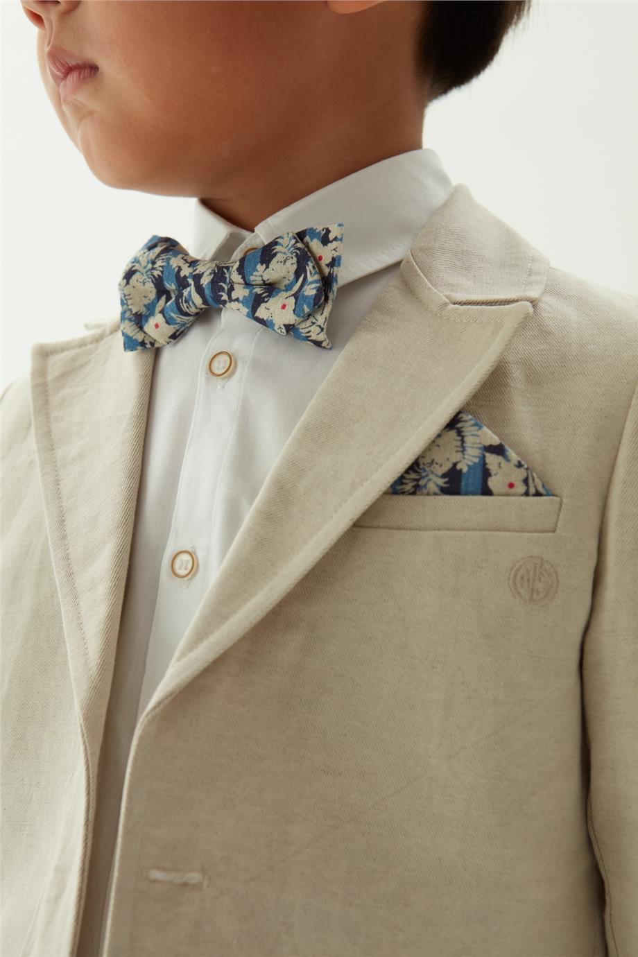 Nebbati Erkek Çocuk Bej Ceket