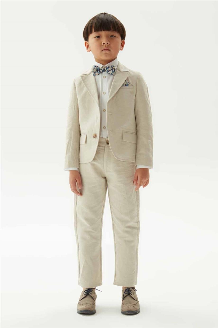 Nebbati Erkek Çocuk Bej Ceket