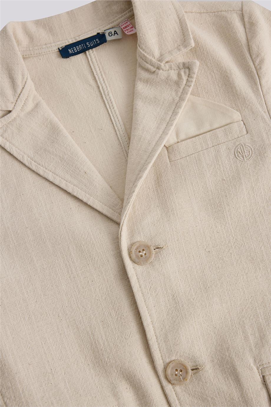 Nebbati Erkek Çocuk Bej CeketNebbati Erkek Çocuk Bej Ceket