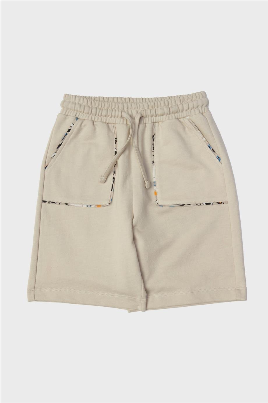 Nebbati Erkek Çocuk Bej Şort