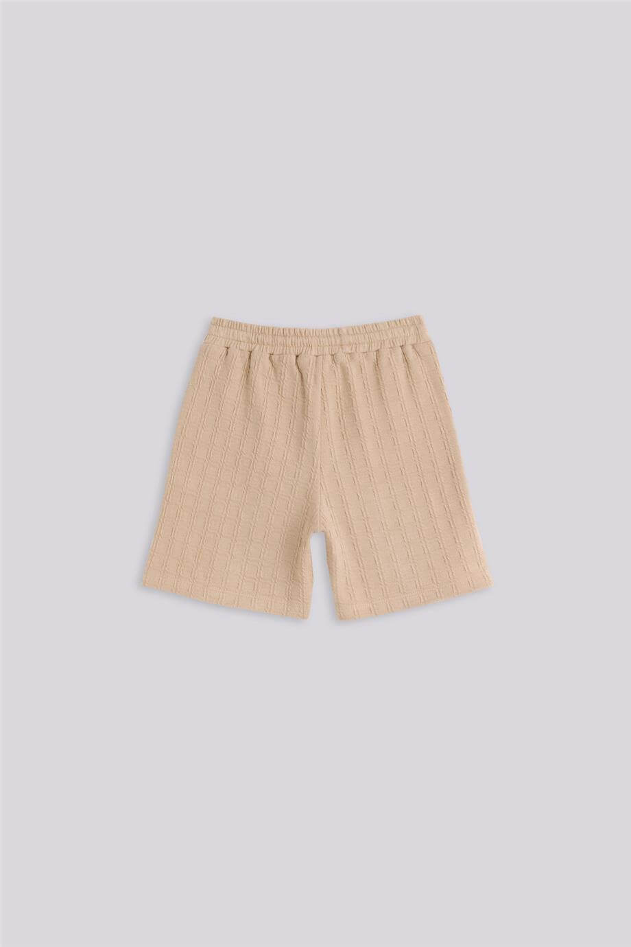 Nebbati Boy Beige ShortsNebbati Boy Beige Shorts