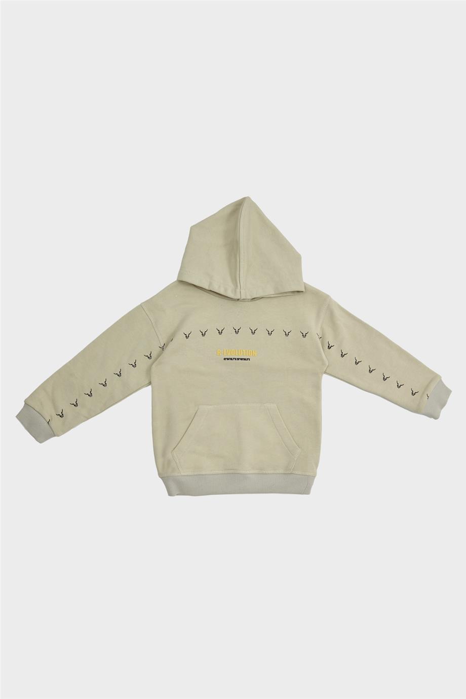 Nebbati Erkek Çocuk Bej Sweatshirt