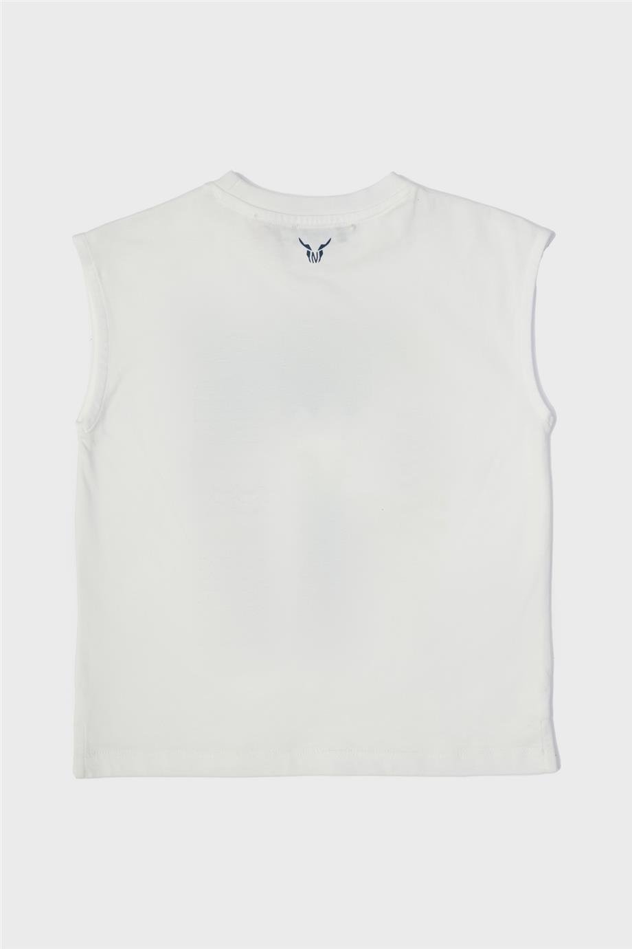 Nebbati Erkek Çocuk Beyaz Atlet