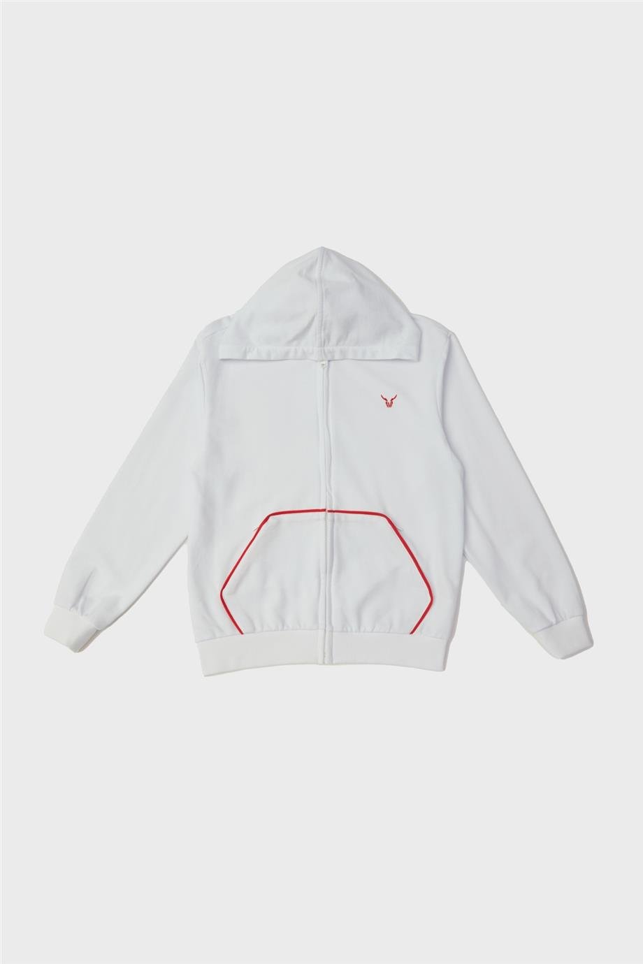 Nebbati Erkek Çocuk Beyaz Eşofman Üstü