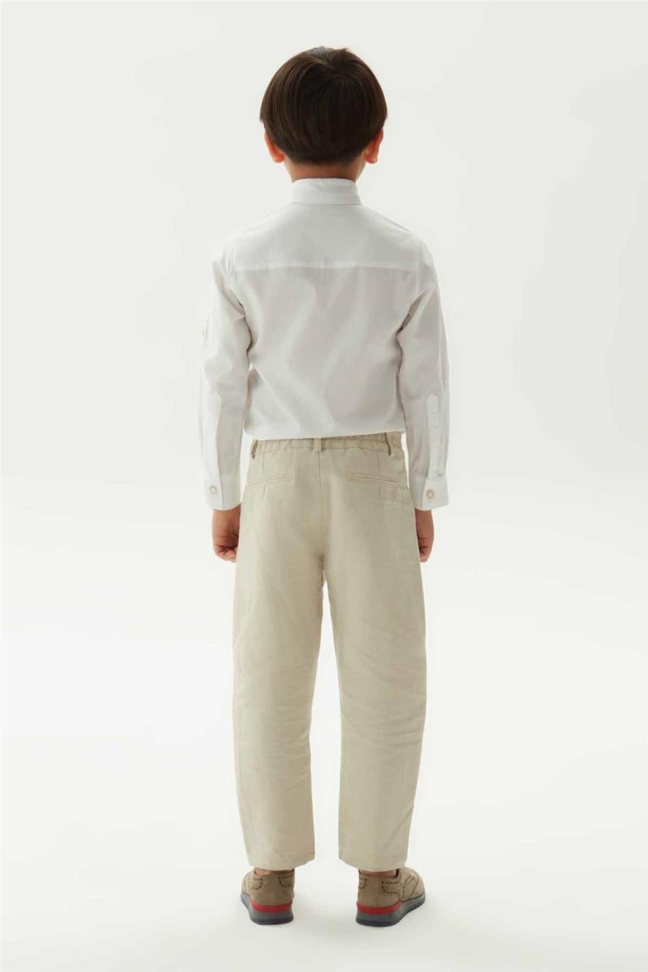 Nebbati Erkek Çocuk Beyaz Gömlek