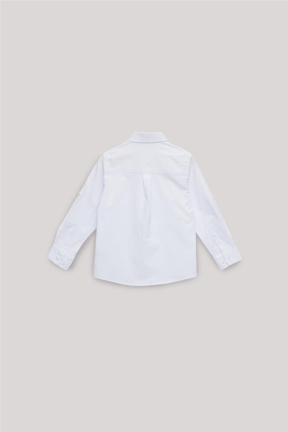 Nebbati Erkek Çocuk Beyaz Gömlek