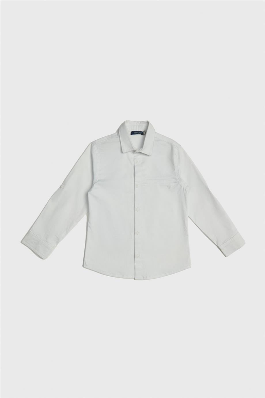 Nebbati Erkek Çocuk Beyaz Gömlek