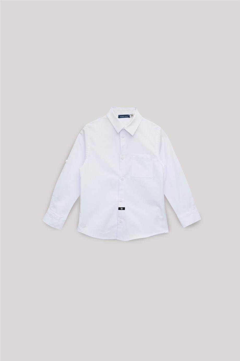 Nebbati Erkek Çocuk Beyaz Gömlek