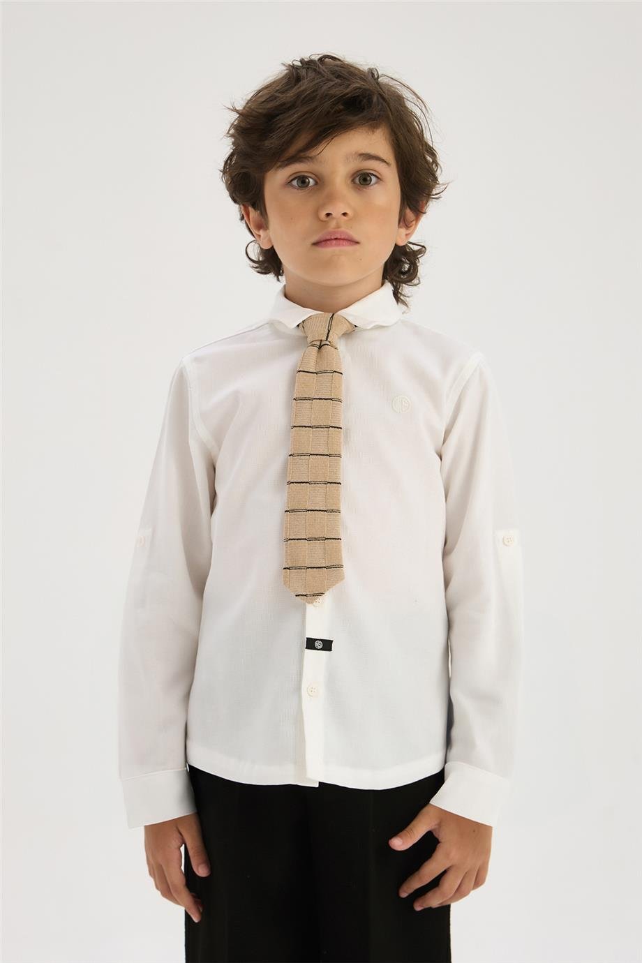 Nebbati Erkek Çocuk Beyaz GömlekNebbati Erkek Çocuk Beyaz Gömlek