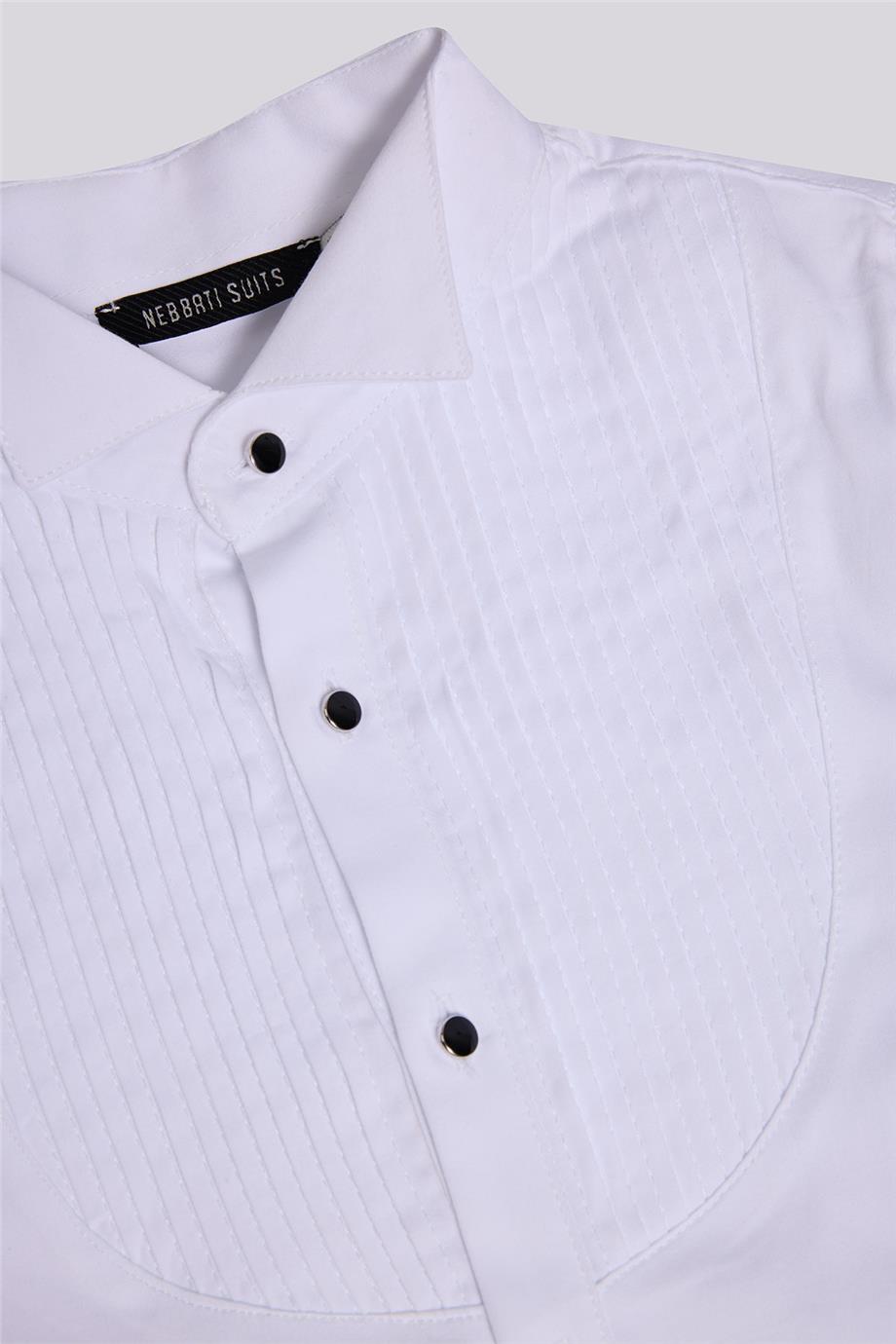 Nebbati Erkek Çocuk Beyaz GömlekNebbati Erkek Çocuk Beyaz Gömlek