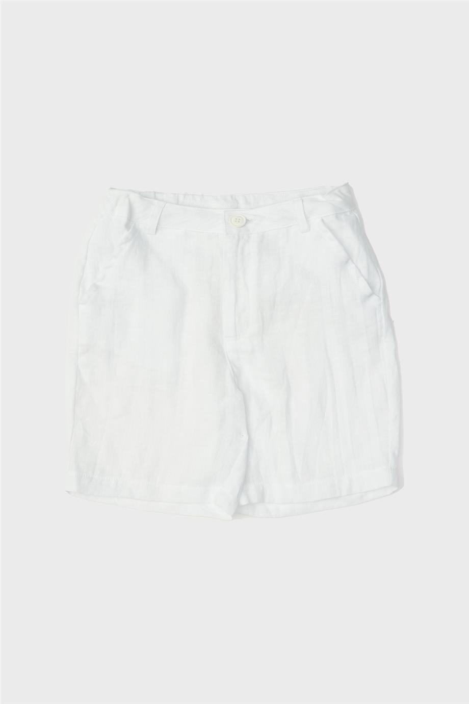 Nebbati Boy White ShortsNebbati Boy White Shorts