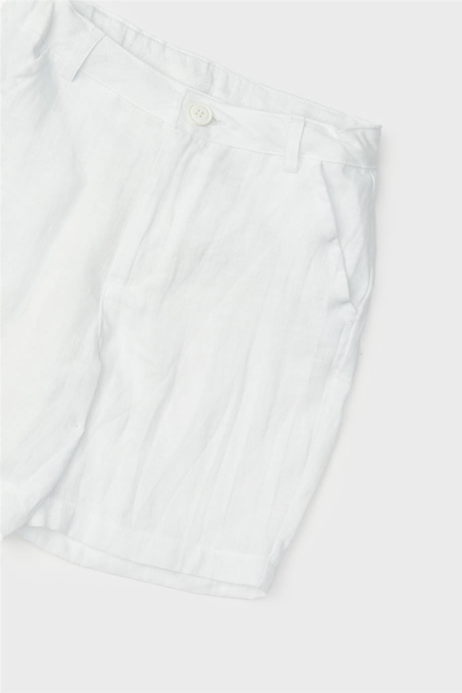 Nebbati Boy White ShortsNebbati Boy White Shorts